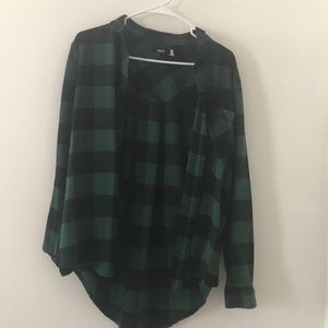 BDG warm green flannel